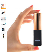 Chargeur mobile portatif 2400mAh de batterie de mini banque de puissance de rouge à lèvres